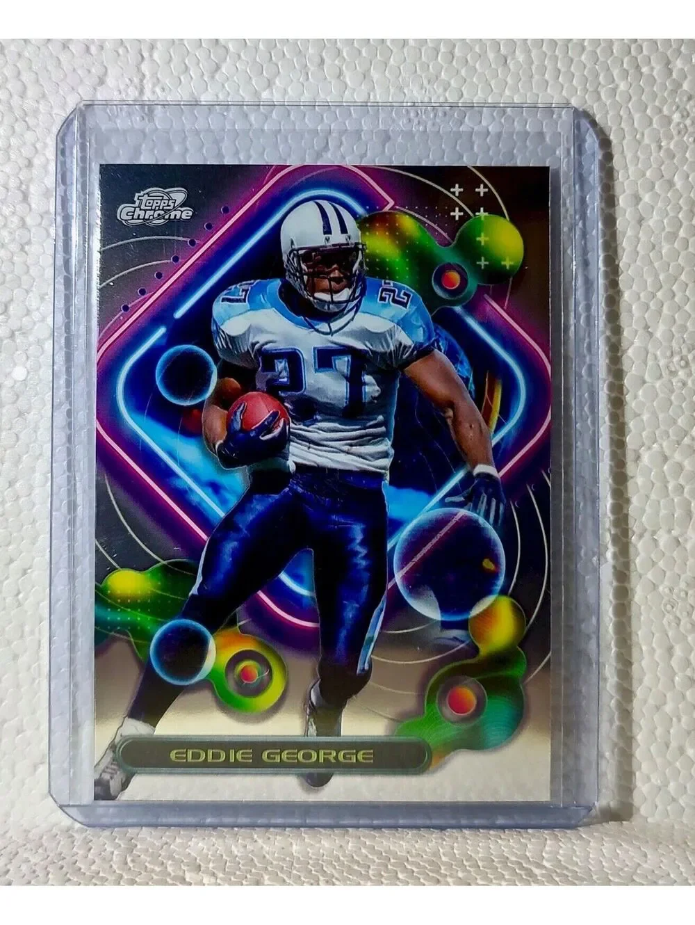 Eddie George 2023 Topps Chrome NFL #299 Composite Football Card Tennessee Titans